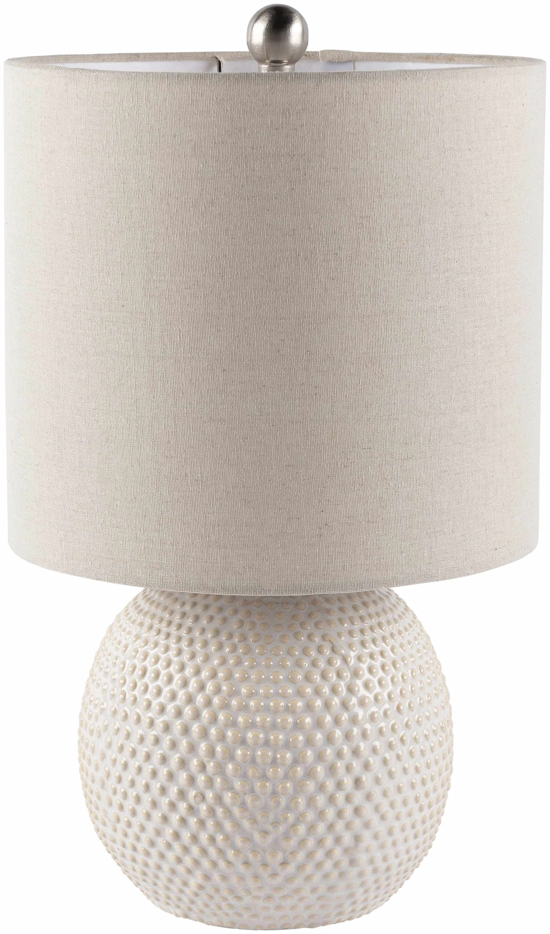 Superior Manaloal Beige Textured Table Lamp Secure