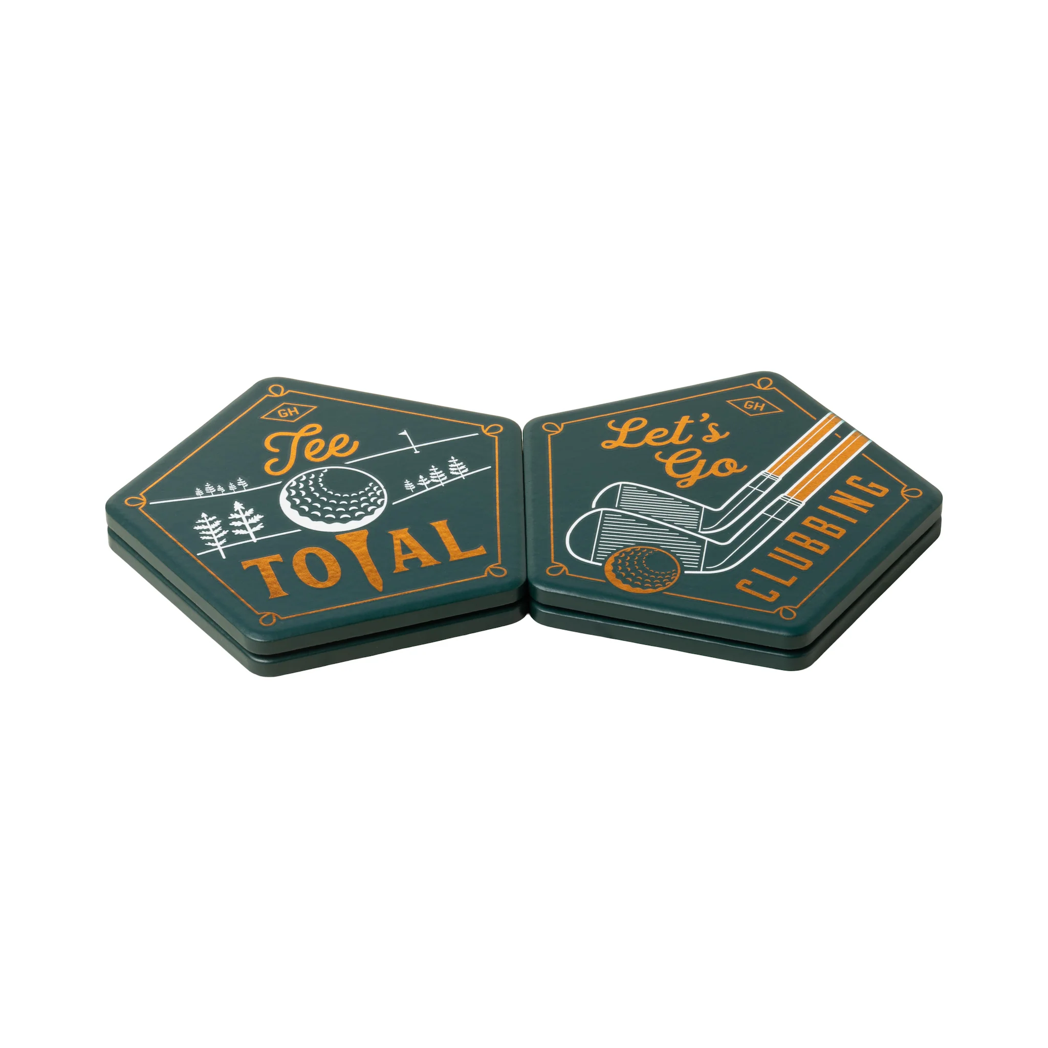 High-Quality Golf Coasters Set of 4 Original