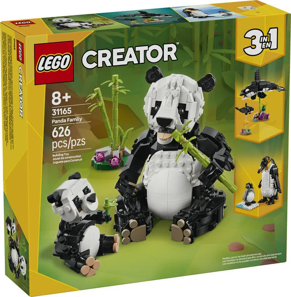 Exclusive Creator Wild Animals Panda Family Elite