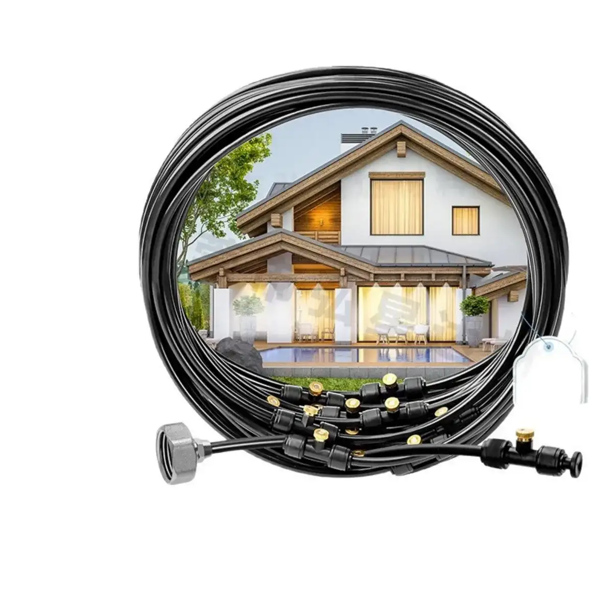 Top-Quality Garden Backyard Misting Hose Kit Elegant
