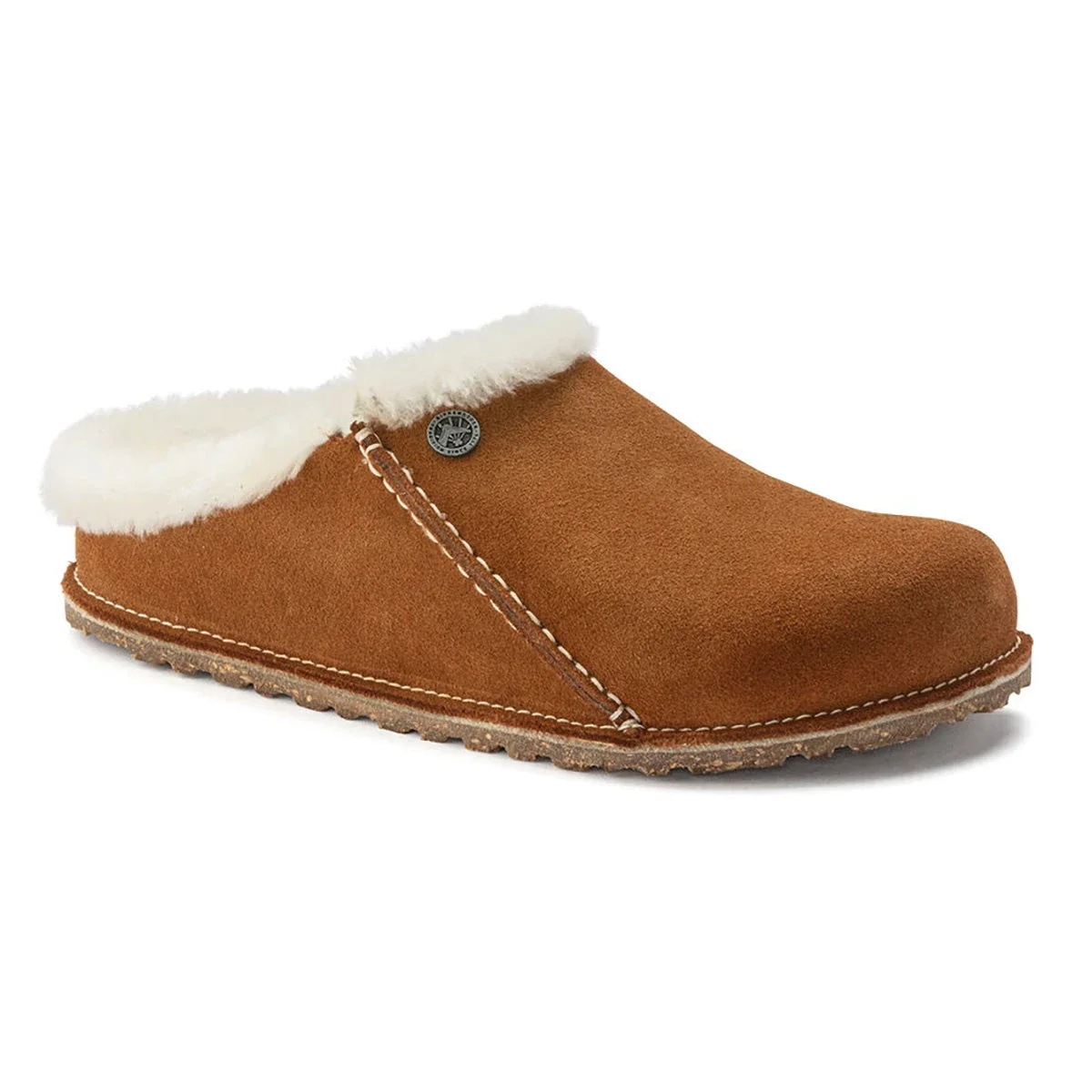 Elegant Birkenstock Zermatt Premium Shearling Suede Slippers Trendy