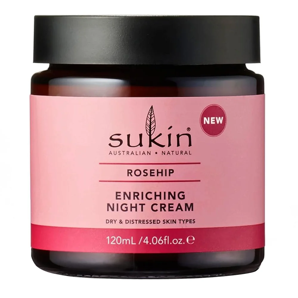 Casual Sukin Rosehip Enriching Night Cream for Nourishing Repairing and Restoring Skin Overnight 4.06Oz 120ml Exceptional