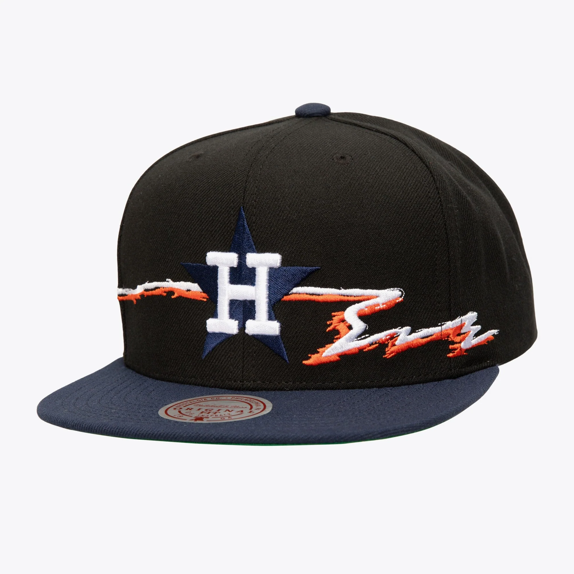 World-Class Mitchell Ness Men's MLB Life Line Snapback Coop Astros Snapback Caps Artisan