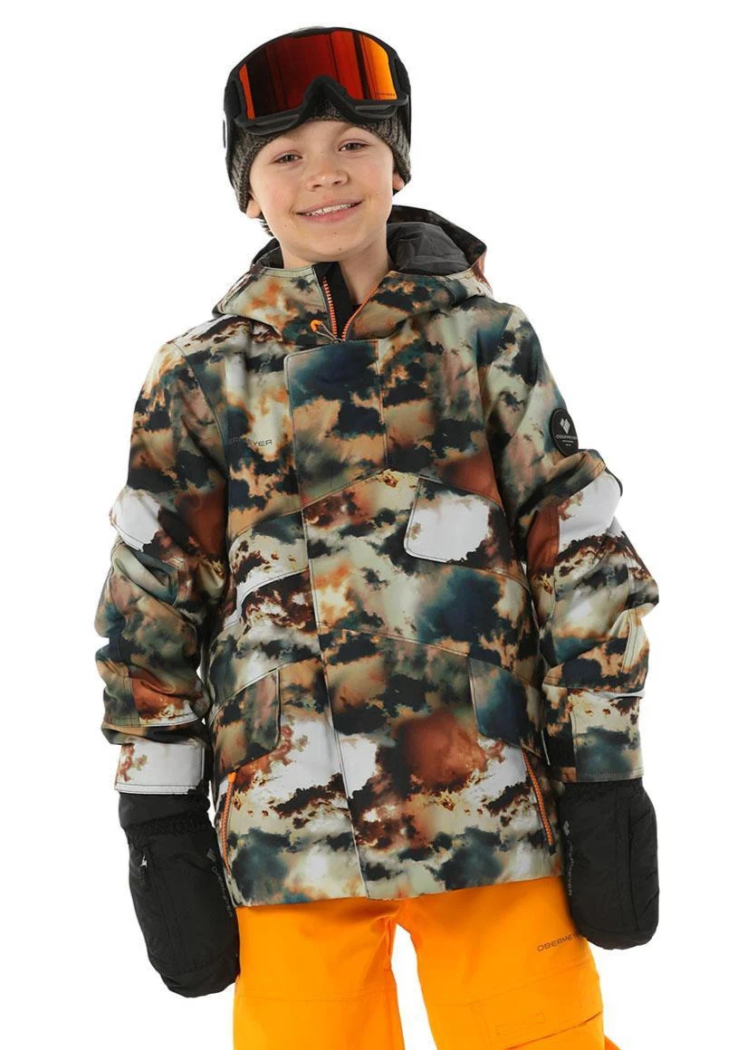 Green Obermeyer Youth Teen Boy'S Gage Waterproof Jacket Jackets Elegant