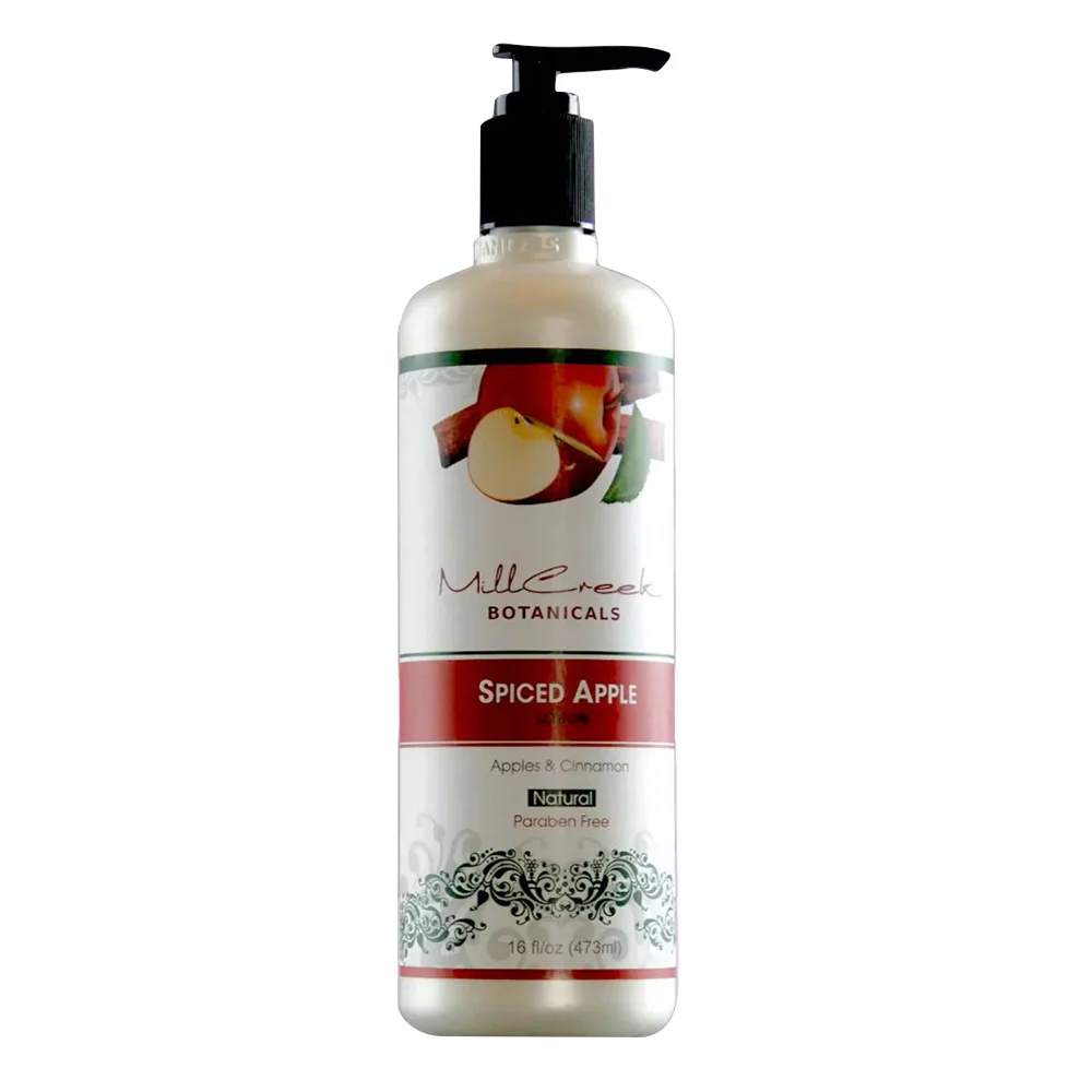Eco-Friendly Mill Creek Botanicals Apple Cinnamon Lotion for Hydrating and Nourishing Skin 16Oz 473ml Selected