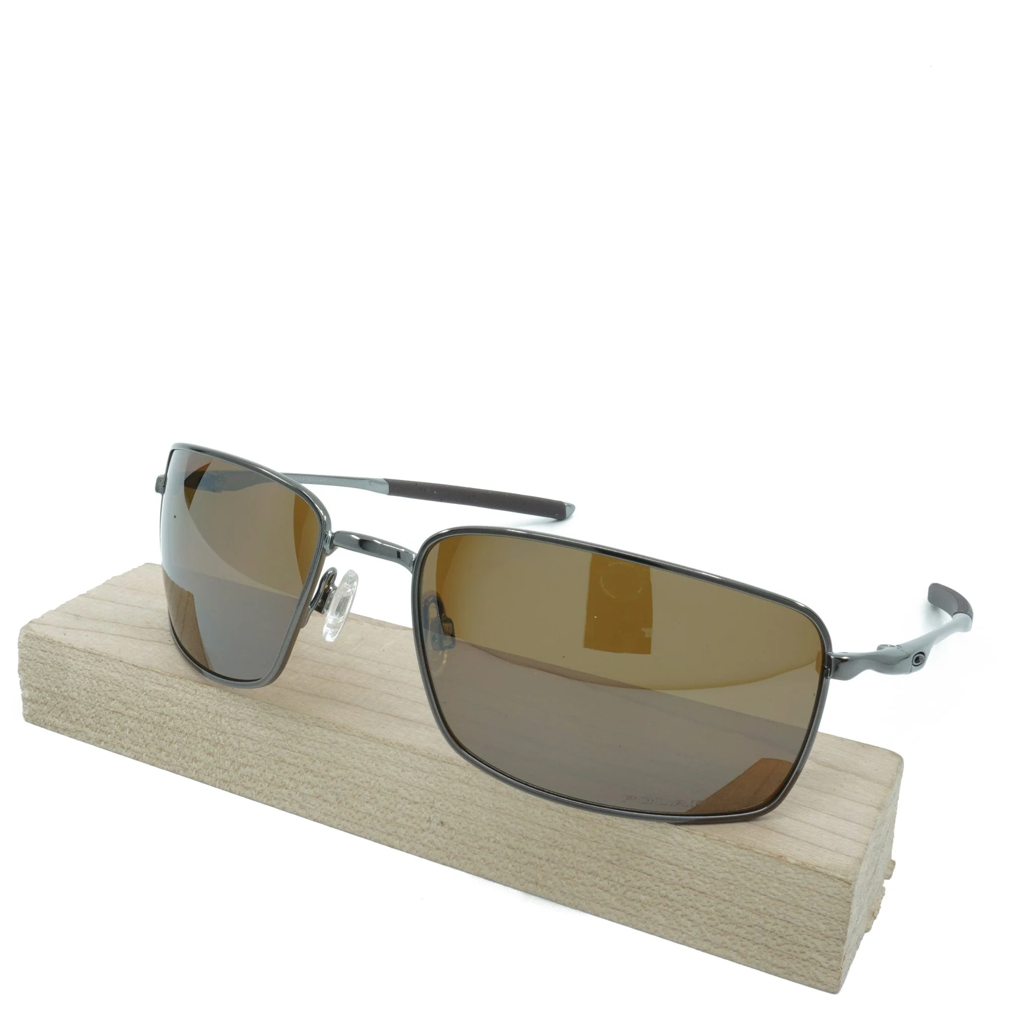 Crafted Oakley Men's Square Wire Polarized Sunglasses Selected