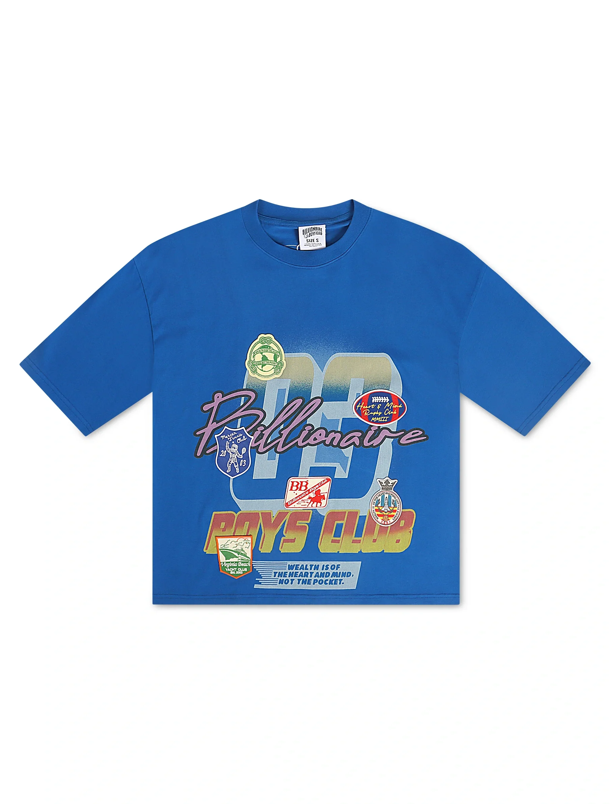 User-Friendly Billionaire Boys Club Clubs Knit Tee - Lapis Blue Minimalist