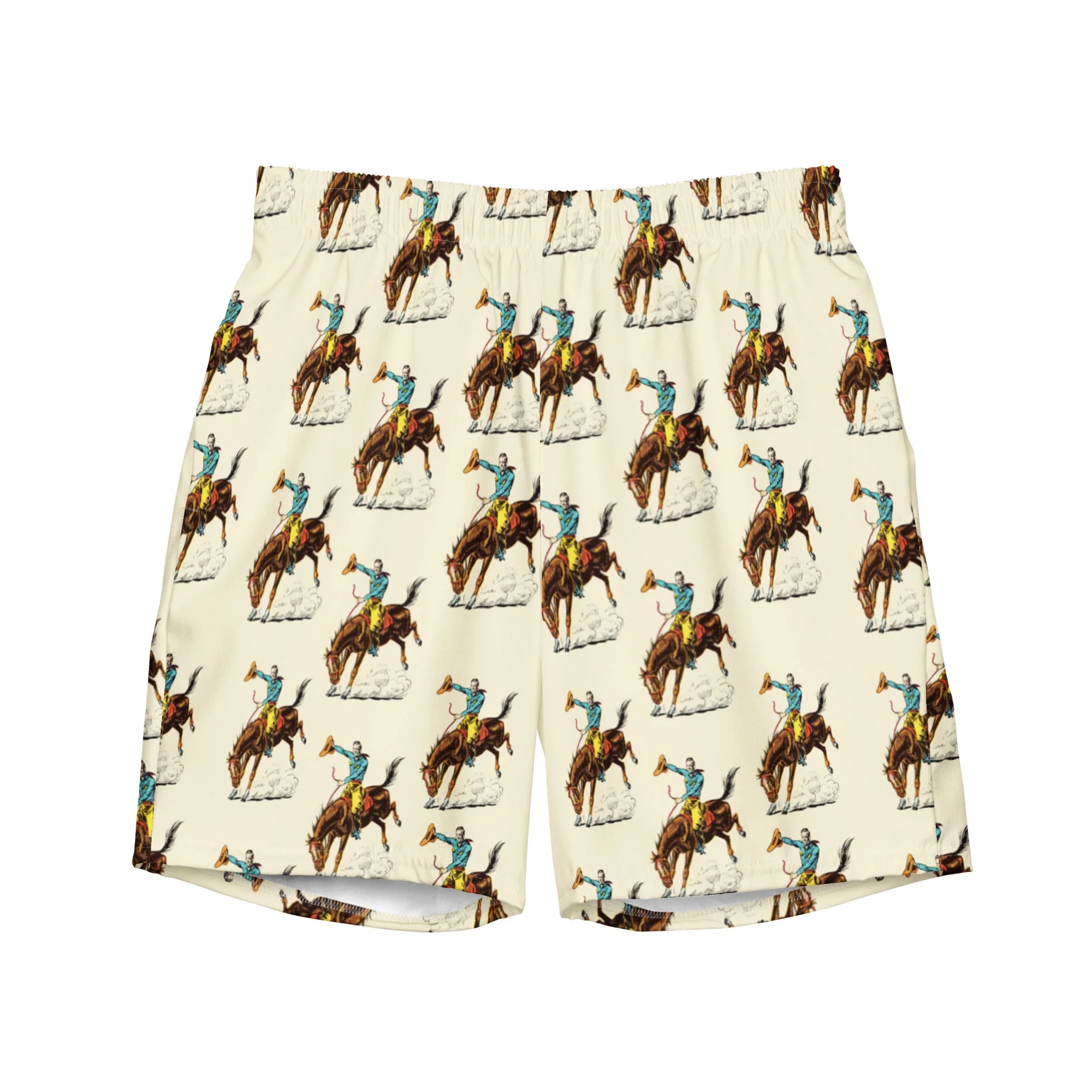 High-Performance Baha Ranch Yeehaw Vintage Rodeo Men's Swim Trunks Refined