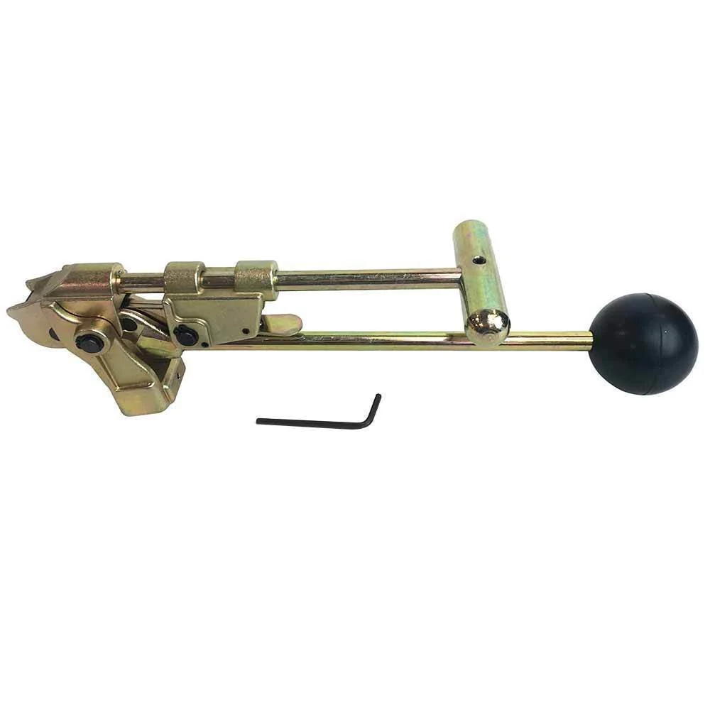 Efficient Ratcheting Style Center Punch Hand Tensioner Loc Band Tool 5 8 Inch Crimper Hose Eco-Friendly