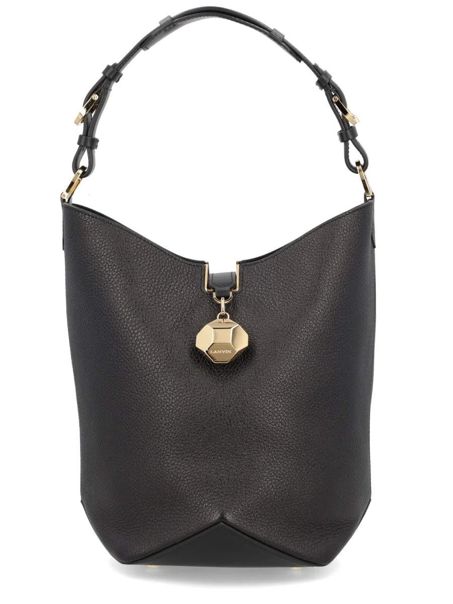 Fast Catch Handbag in Black Calf Leather Selected