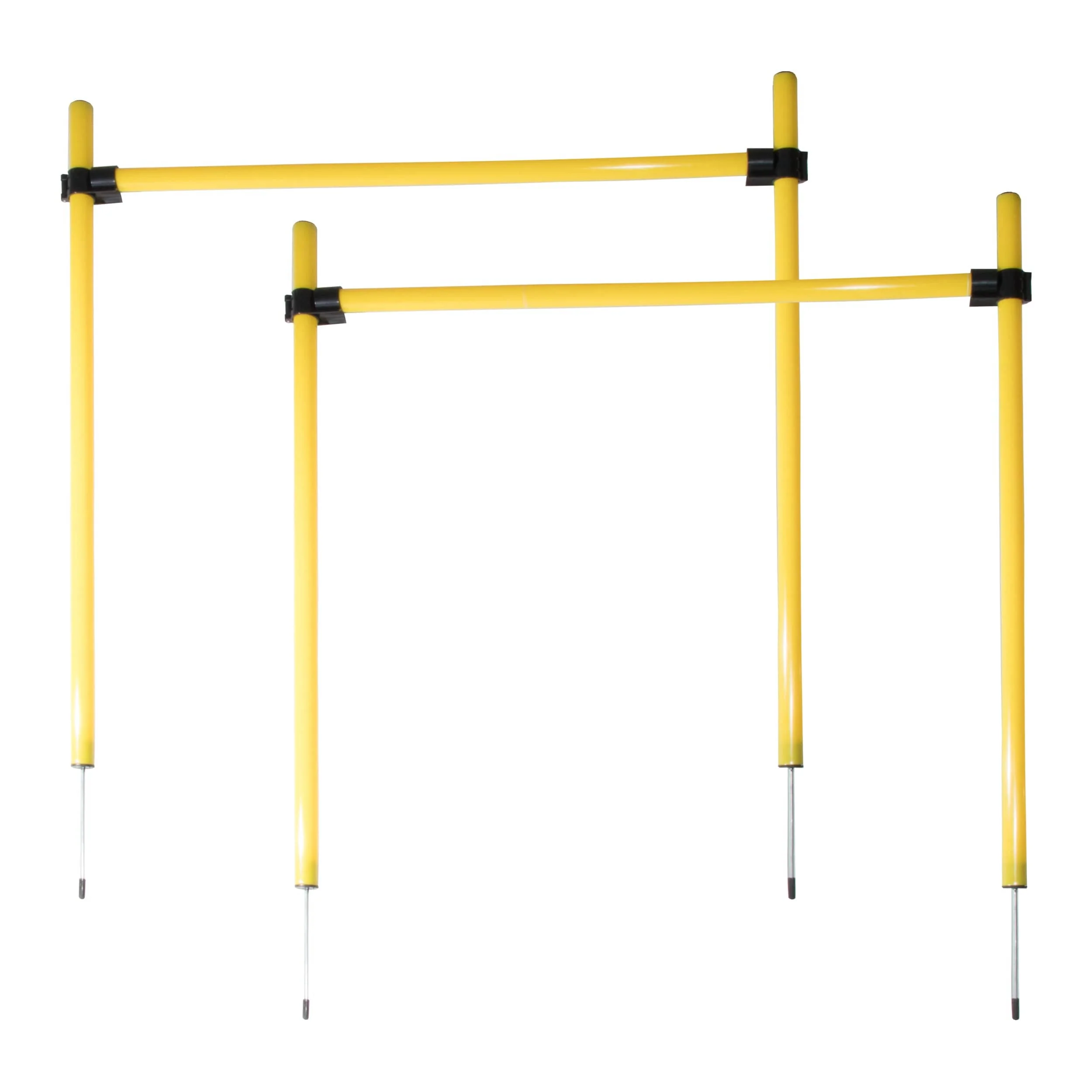 Environmentally Friendly Pet Life Jumping Hurdle Collapsible Agility Dog Trainer Kit - Yellow - One Size Fine Crafted