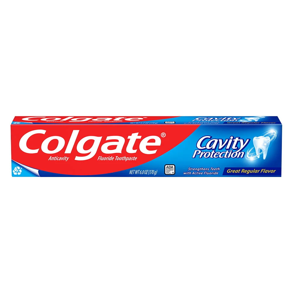 Lightweight Colgate Cavity Protection Fluoride Toothpaste 6 Oz Consistent