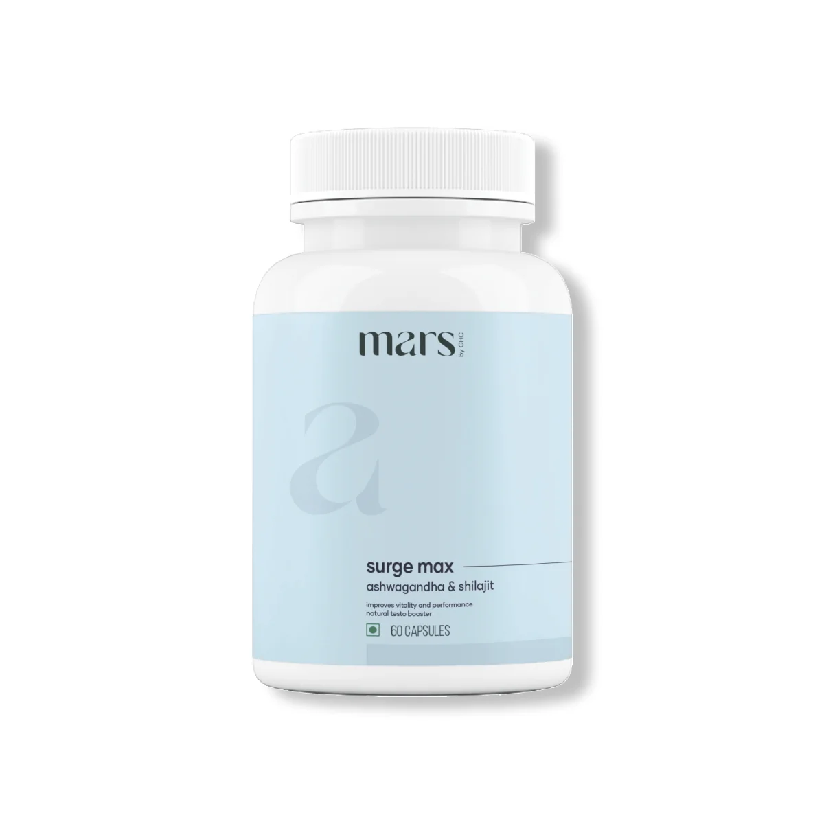 Versatile Mars Natural Ashwagandha Caps Powered with Shilajit Safed Musli High-Quality