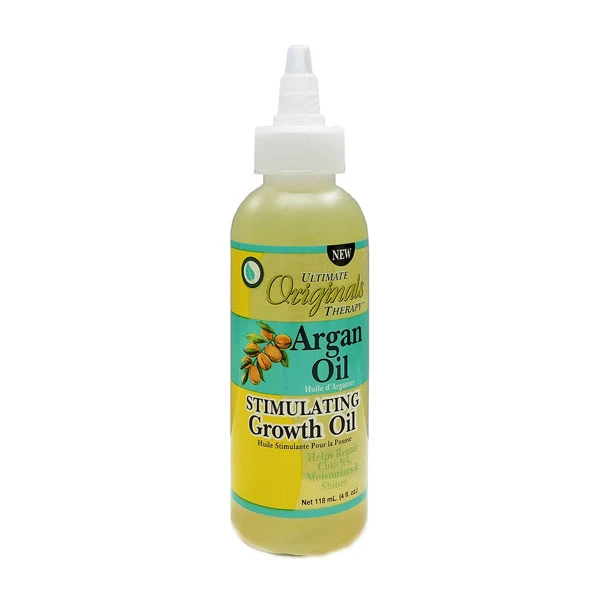 Soft Africas s Argan Stimulating Growth Oil for Hair Scalp and Nail Conditioning and Shine 4Oz 118ml Relaxed