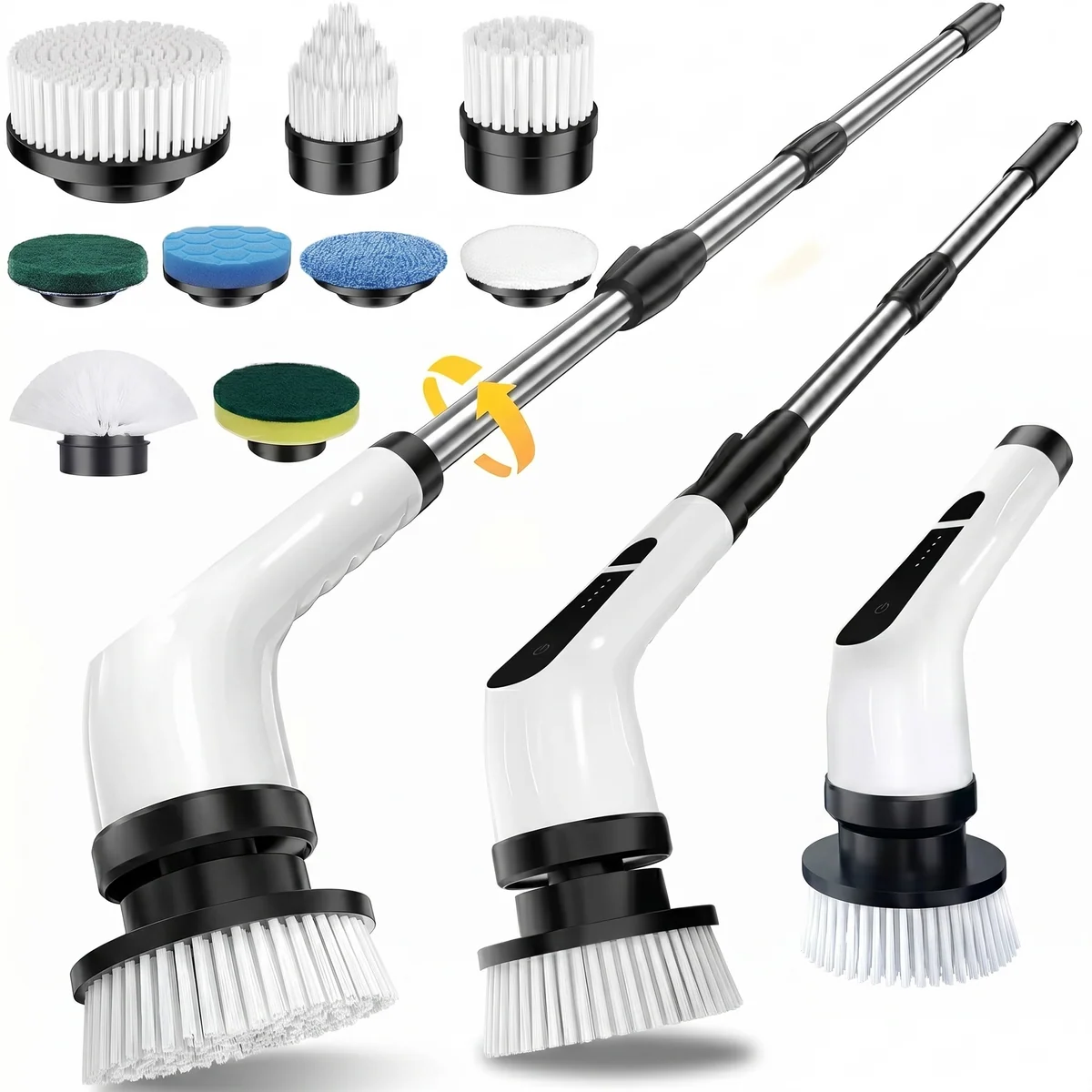 Efficient Electric Rotating Cleaning Brush Set Sustainable