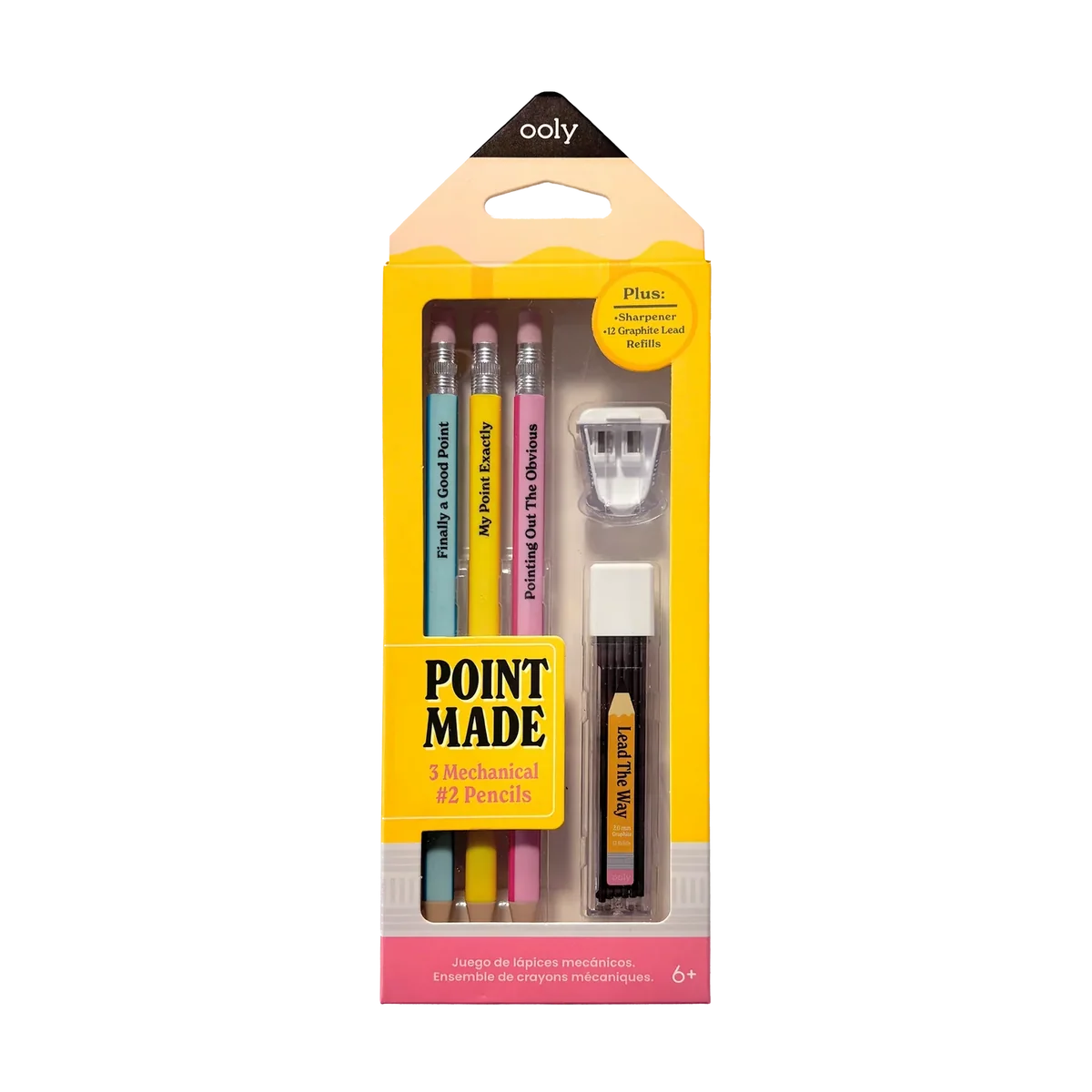 Functional Point Made Mechanical Graphite Pencils Comfortable