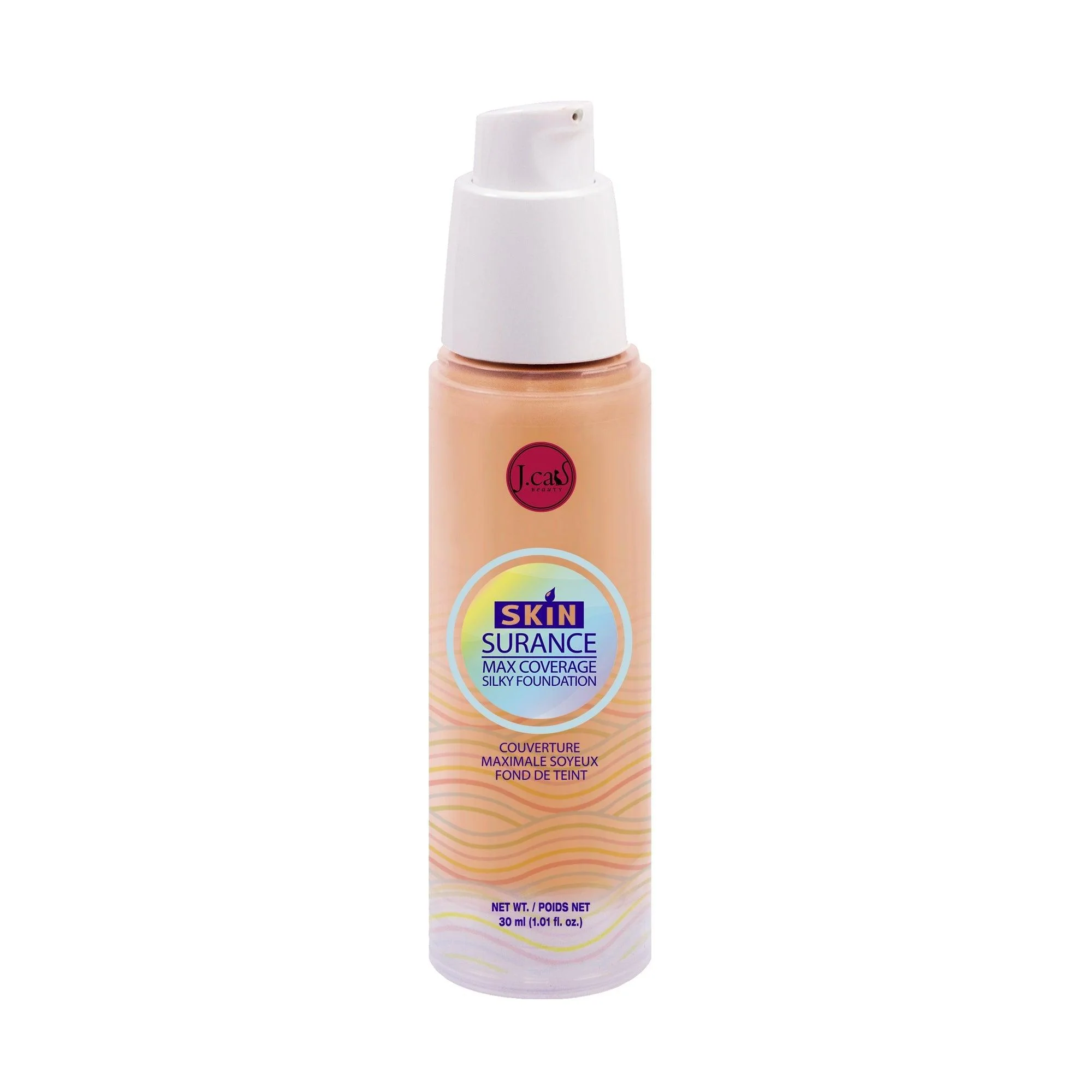 Comfortable J.Cat Beauty Skinsurance Max Coverage Silky Foundation Ssf108 Lightweight