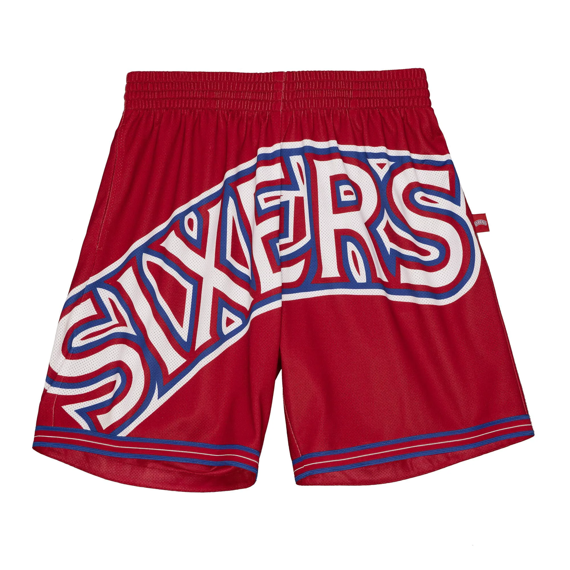 Breathable Mitchell Ness NBA Blown Out Fashion Shorts Philadelphia 76Ers Shorts Lightweight