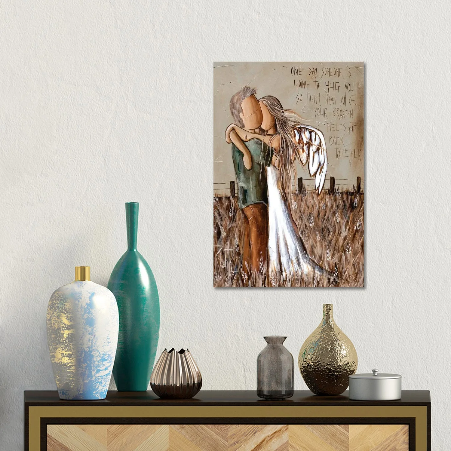 Trusted One Day Someone by Ruth's Angels - Canvas Gallery Wrap Refined