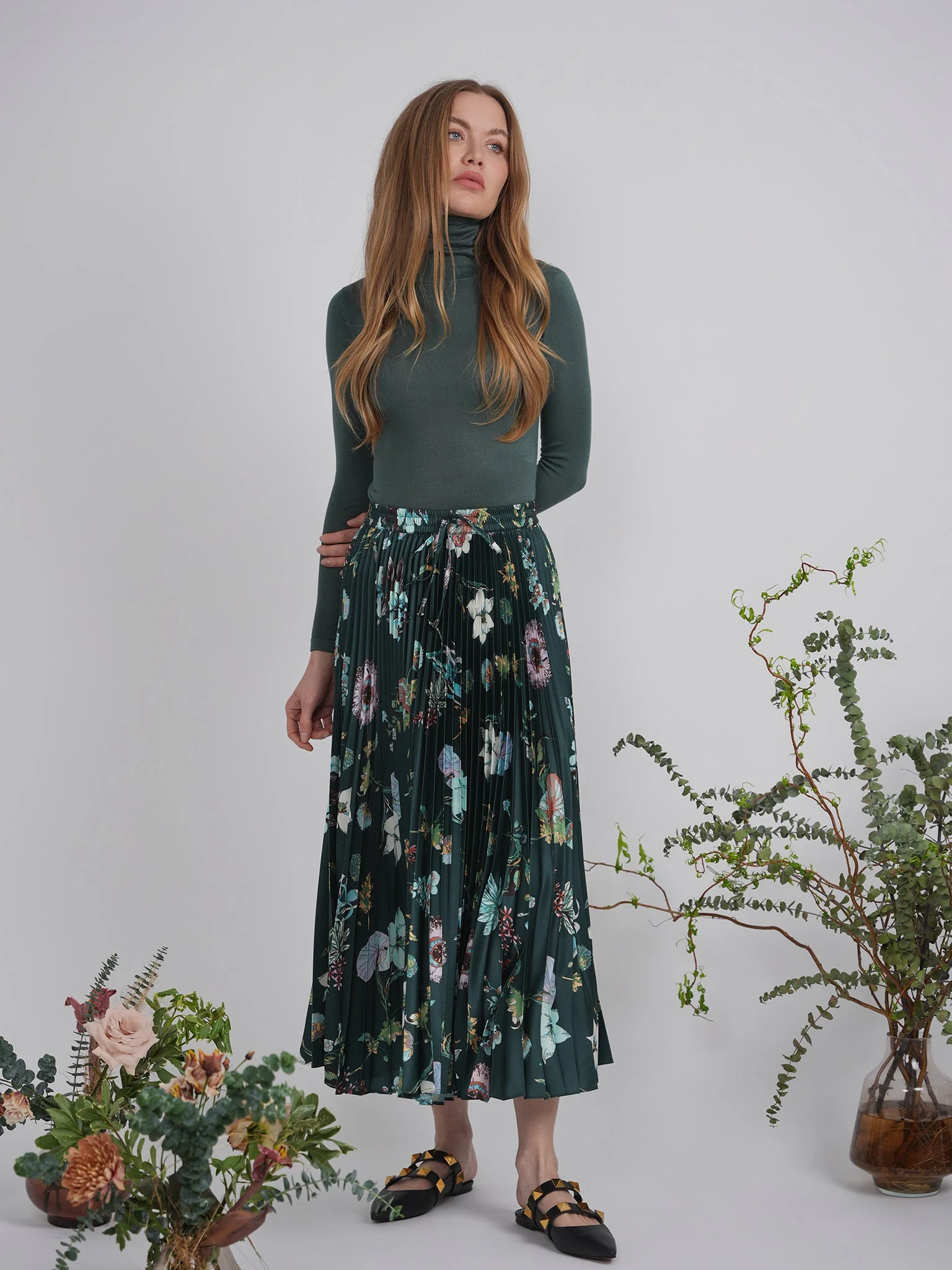Responsible Maternity Thin Knit Turtleneck Innovative