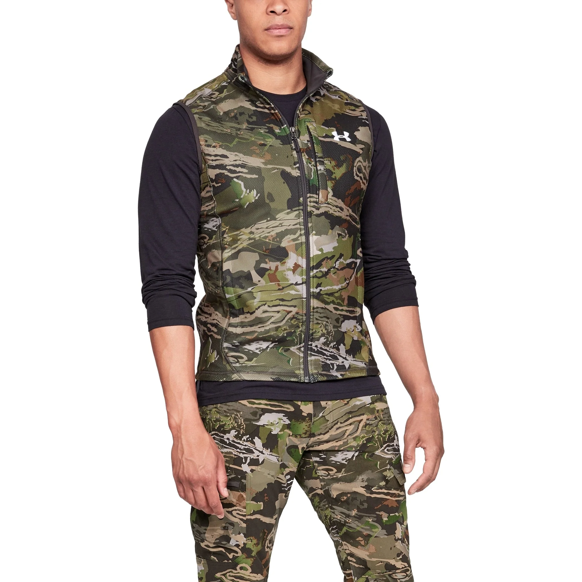 Convenient Under Armour Men's Off Grid Zephyr Fleece Camo Vest Vests Quality