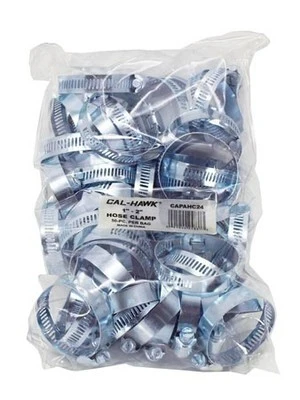 Fast 50 Piece Bulk Bag of Metal Steel Hose Clamps 9 16 to 1-1 16 Diameter Casual