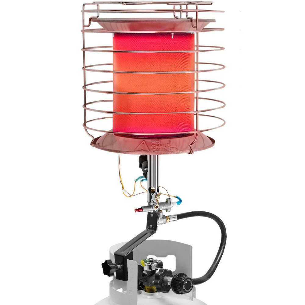 Traditional Powerful Tank Top Propane Gas Radiant Heater 42 000 BTU Refined