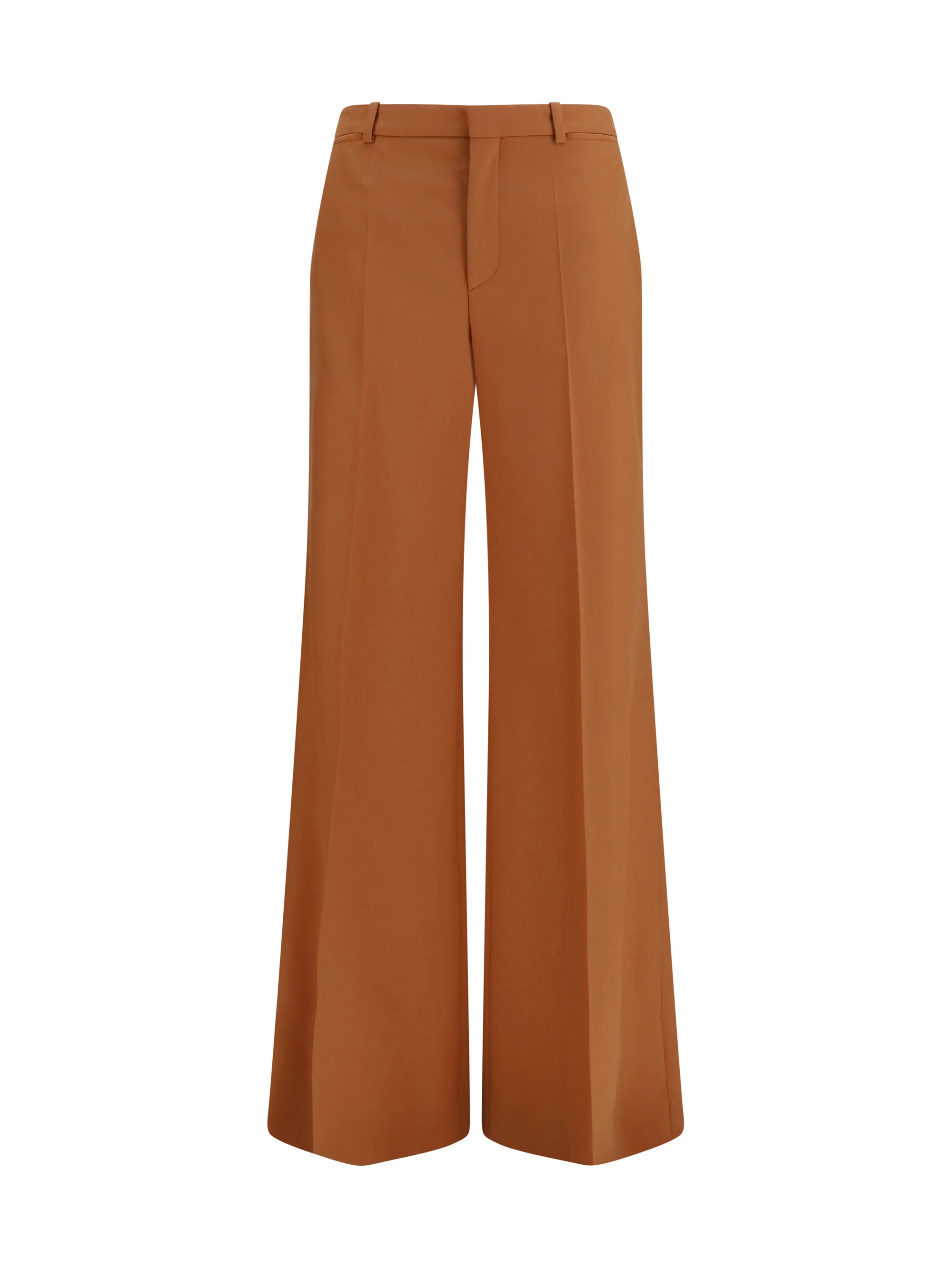 Casual Pants High-Waisted Flared Cotton Verified