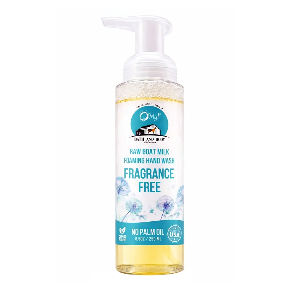 Solid O My Foaming Hand Wash Goat Milk Fragrance for Gentle Cleansing of Sensitive Skin 8.5Oz 250ml Reliable