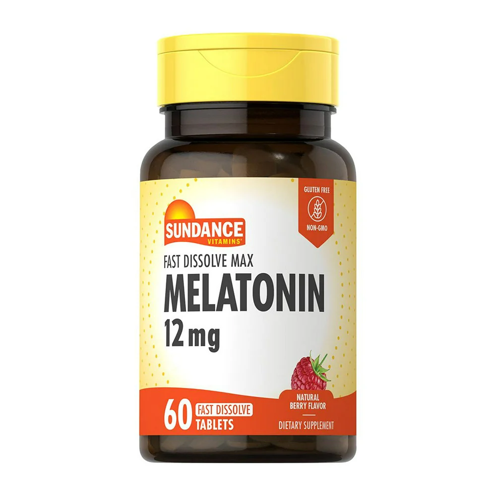 Safe Sundance Melatonin Tablets 12 mg 60 Ct Versatile