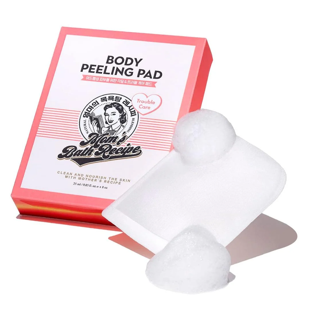 User-Friendly MOM'S BATH RECIPE BODY PEELING ORANGE - BODY PEELING PAD 8 PIECES Proven