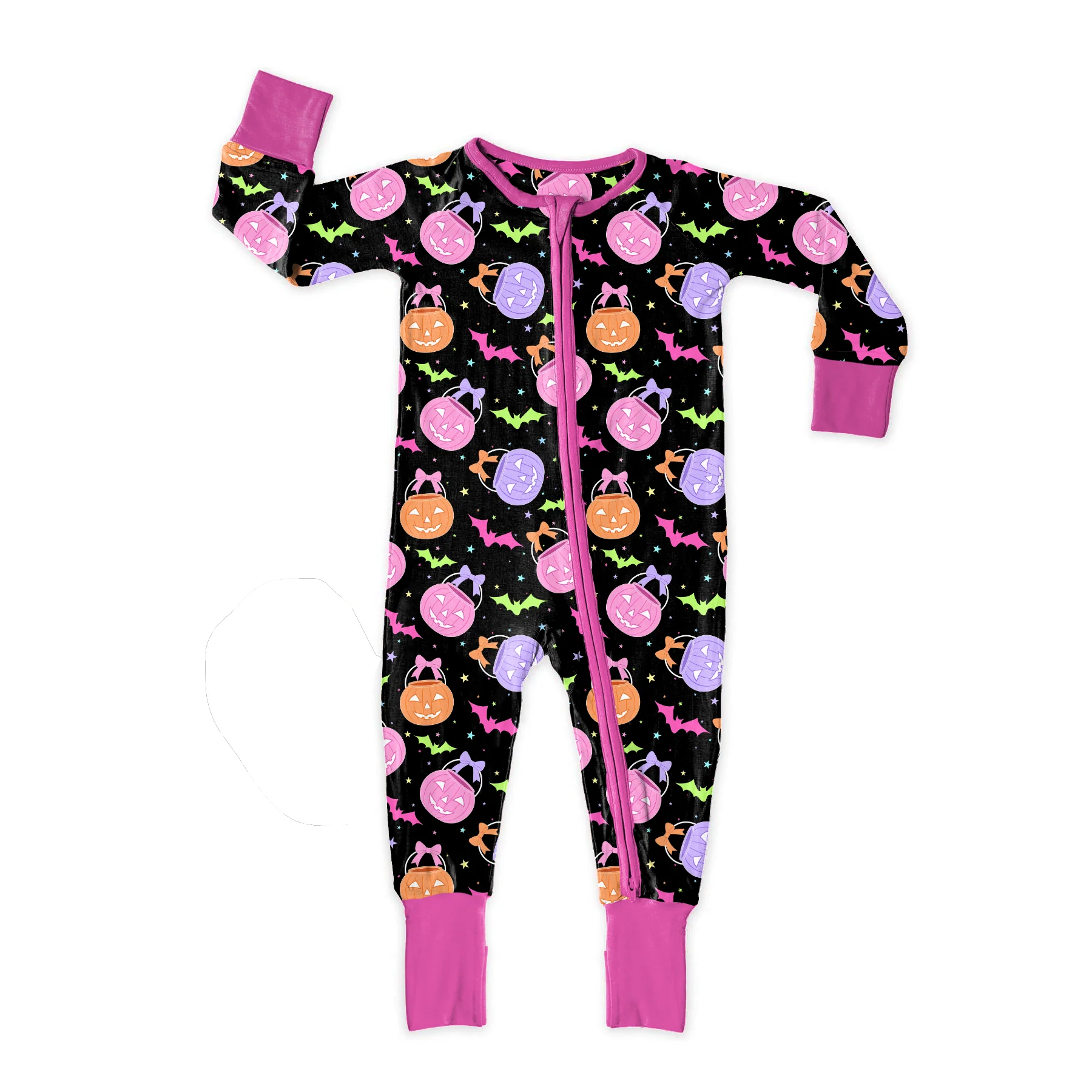 Casual Bamboo Layette - Party Pumpkins - Pixie Relaxed