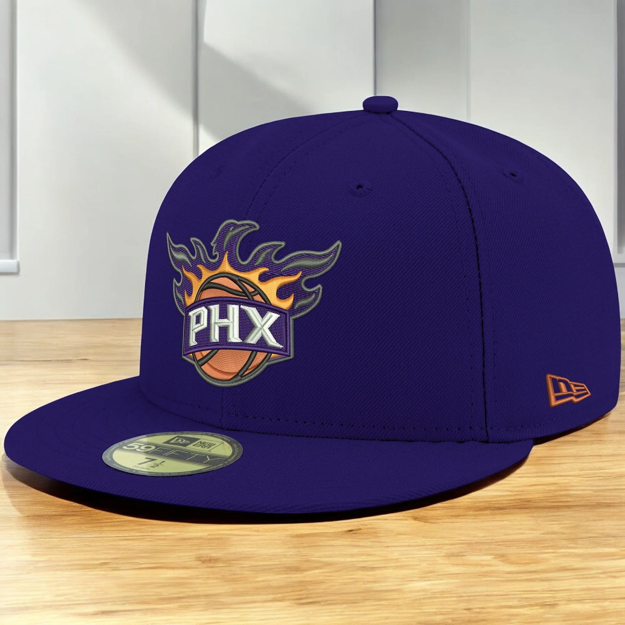 Modern New Era Men's NBA Phoenix Suns 5950 Fitted Purple High-Grade