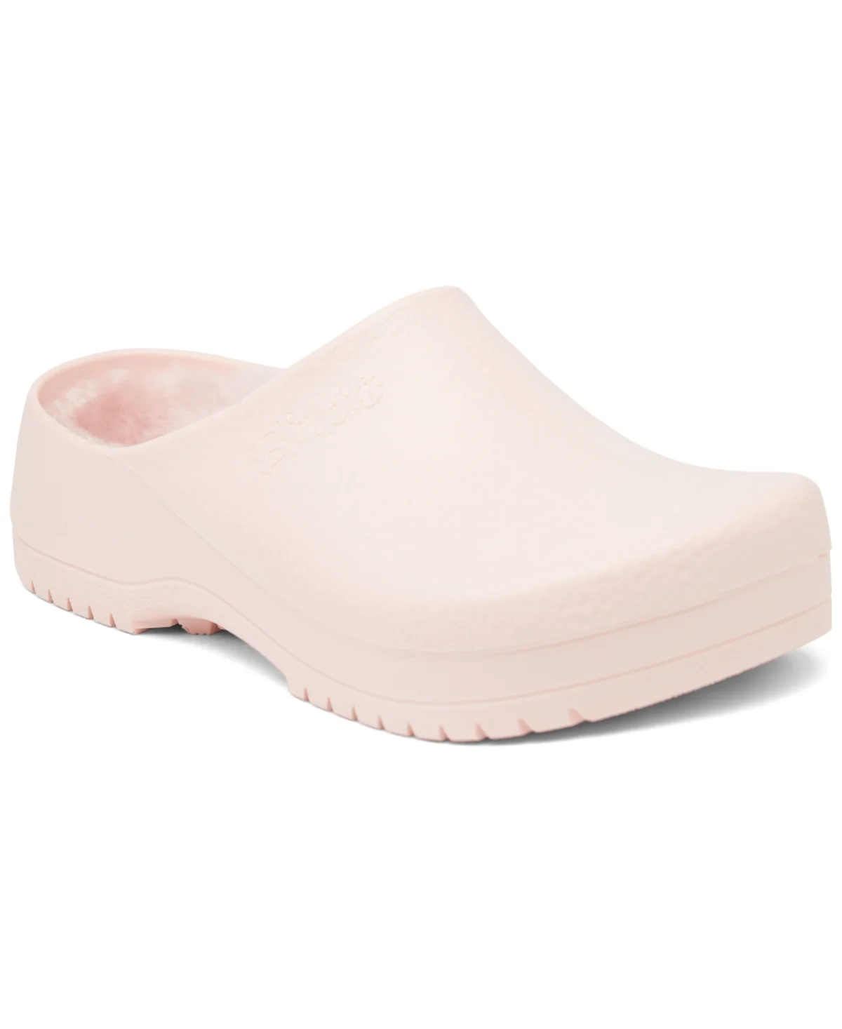 Smooth Birkenstock Unisex Super-Birki Shearling Polyurethane Light Rose Secure