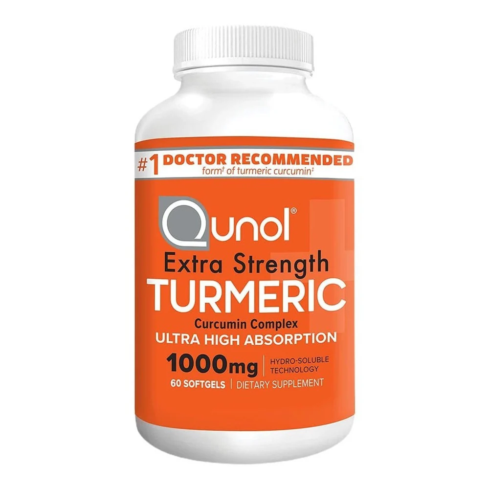 Expertly Made Qunol Turmeric Curcumin 1000 Mg Extra Strength Capsules 60 Ea Quality