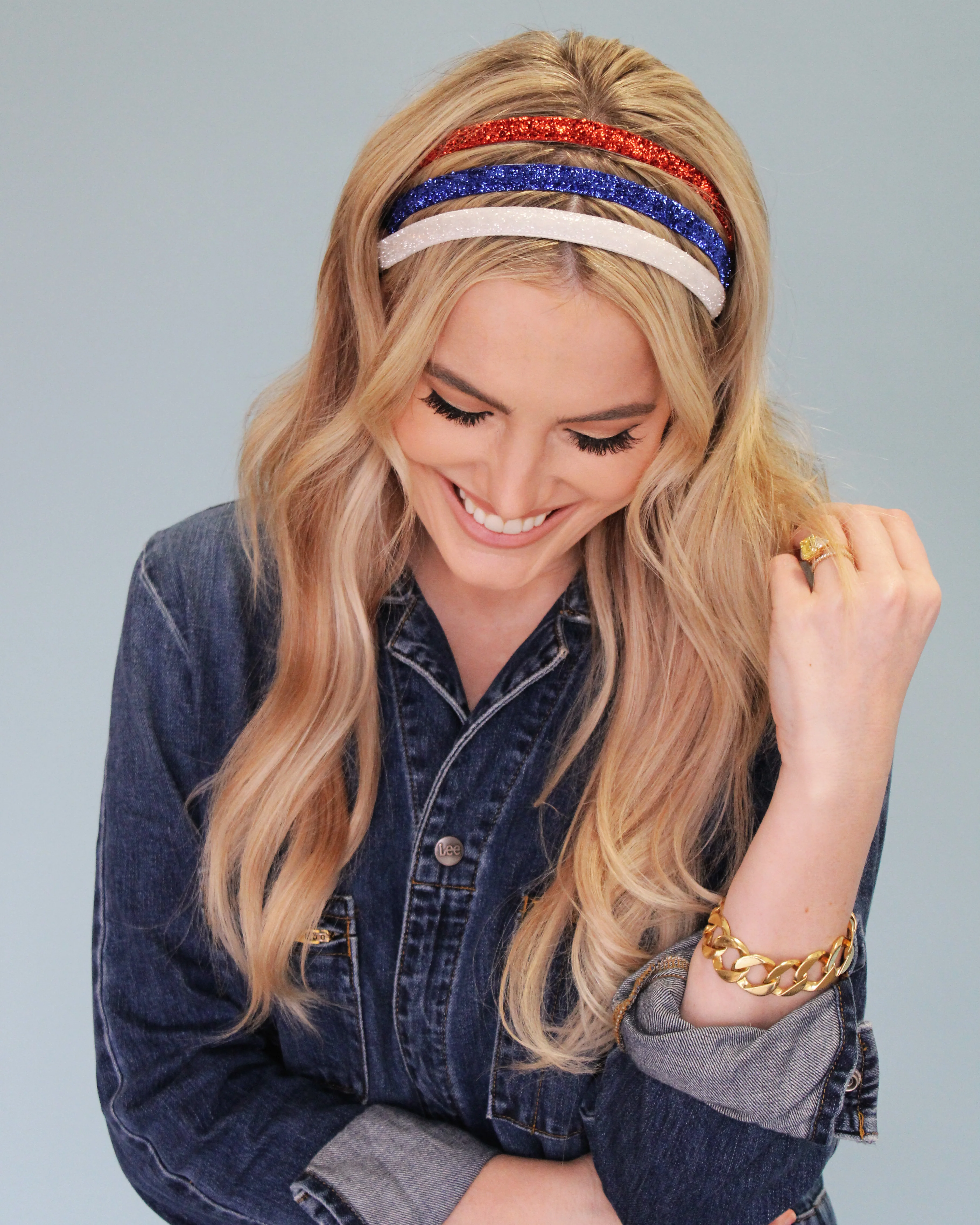 Outstanding Liberty Trio - 3 Pack Skinny Headbands Lightweight