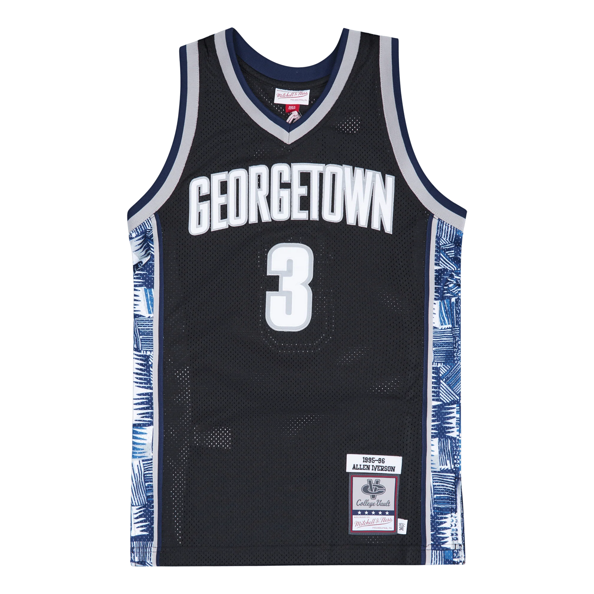 User-Friendly Mitchell Ness Men's Ncaa Alternate Jersey Georgetown 1995 Allen Iverson Jerseys Reliable