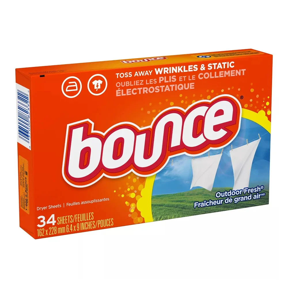 Responsible Bounce Outdoor Fresh Fabric Softener Dry Sheets 34 Ea Secure