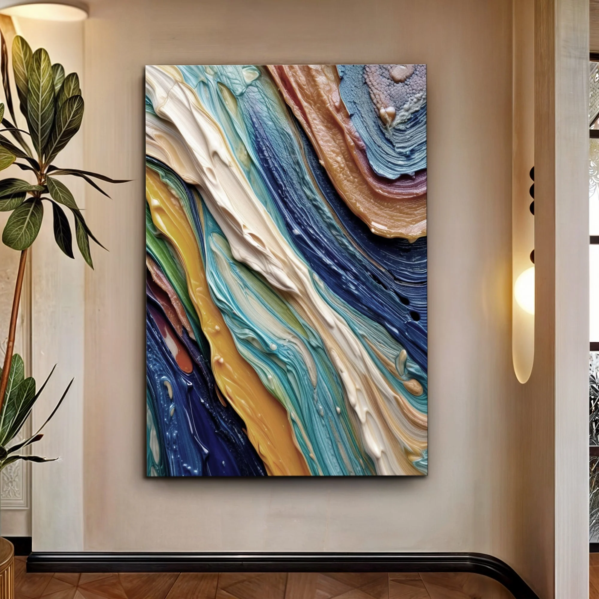 Luxury Ocean Waves Wall Art Consistent