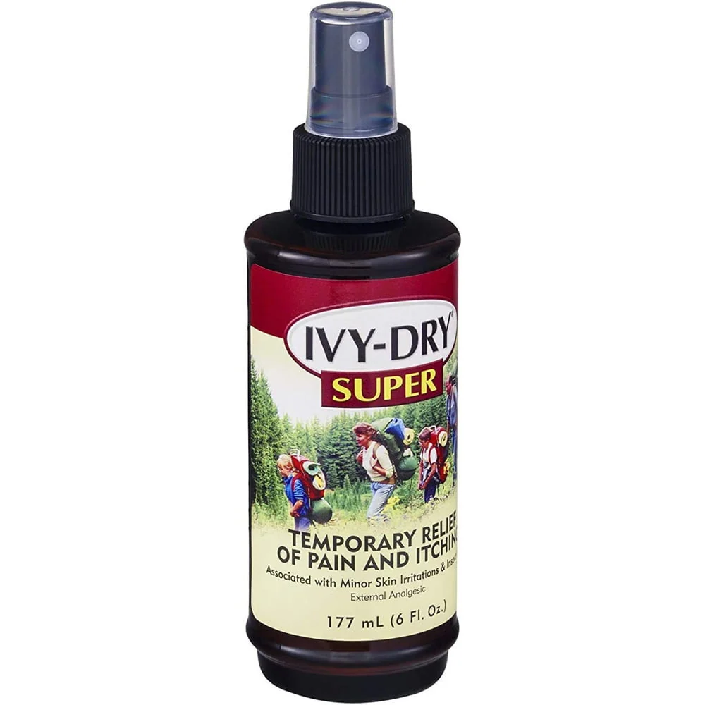 Contemporary Ivy-Dry Super Temporary Relief of Pain And Itching Spray 6 oz User-Friendly