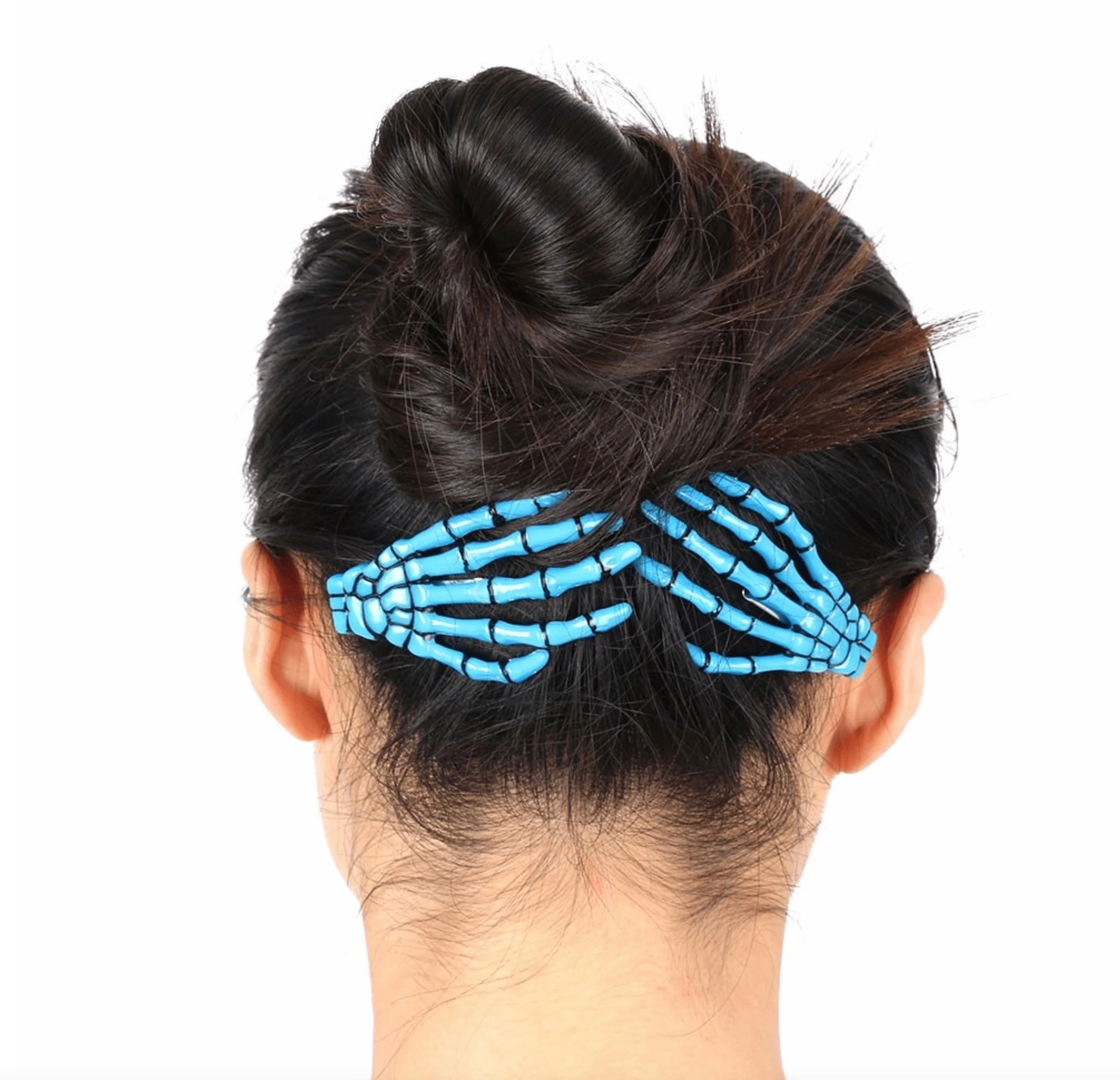 Original Skeleton Hands Hair Clips Set Of 2 Contemporary