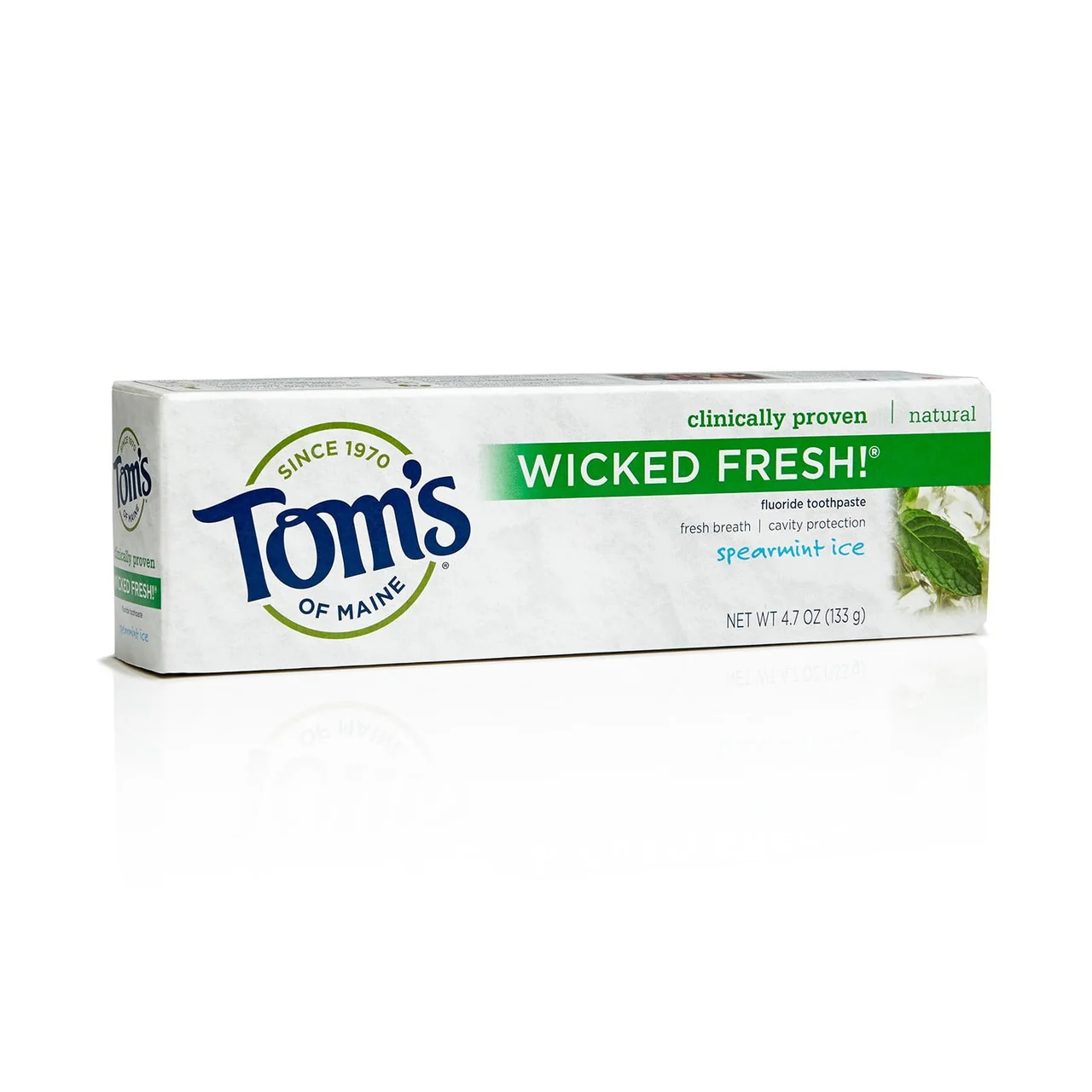 Premium Material Toms Of Maine Long Lasting Wicked Fresh Spearmint Ice Fluoride Toothpaste - 4.7 Oz Fast