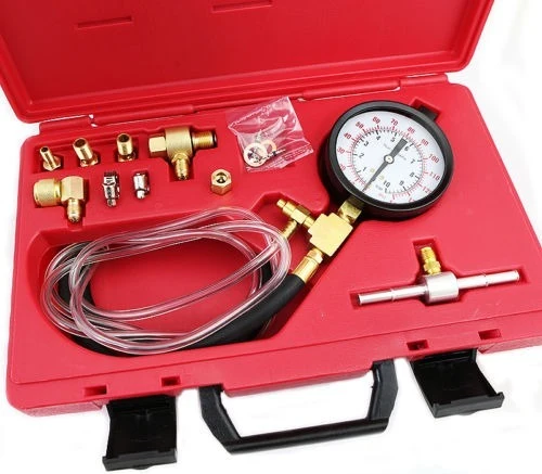 Original Design Auto Fuel Line Pressure Tester Gauge Tool Kit Fine Crafted