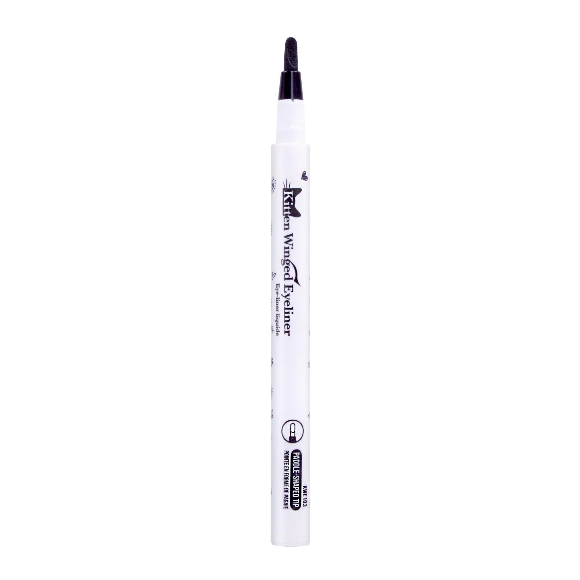 Clean J.Cat Beauty Kitten Winged Eyeliner Kwe 101 Black Sophisticated