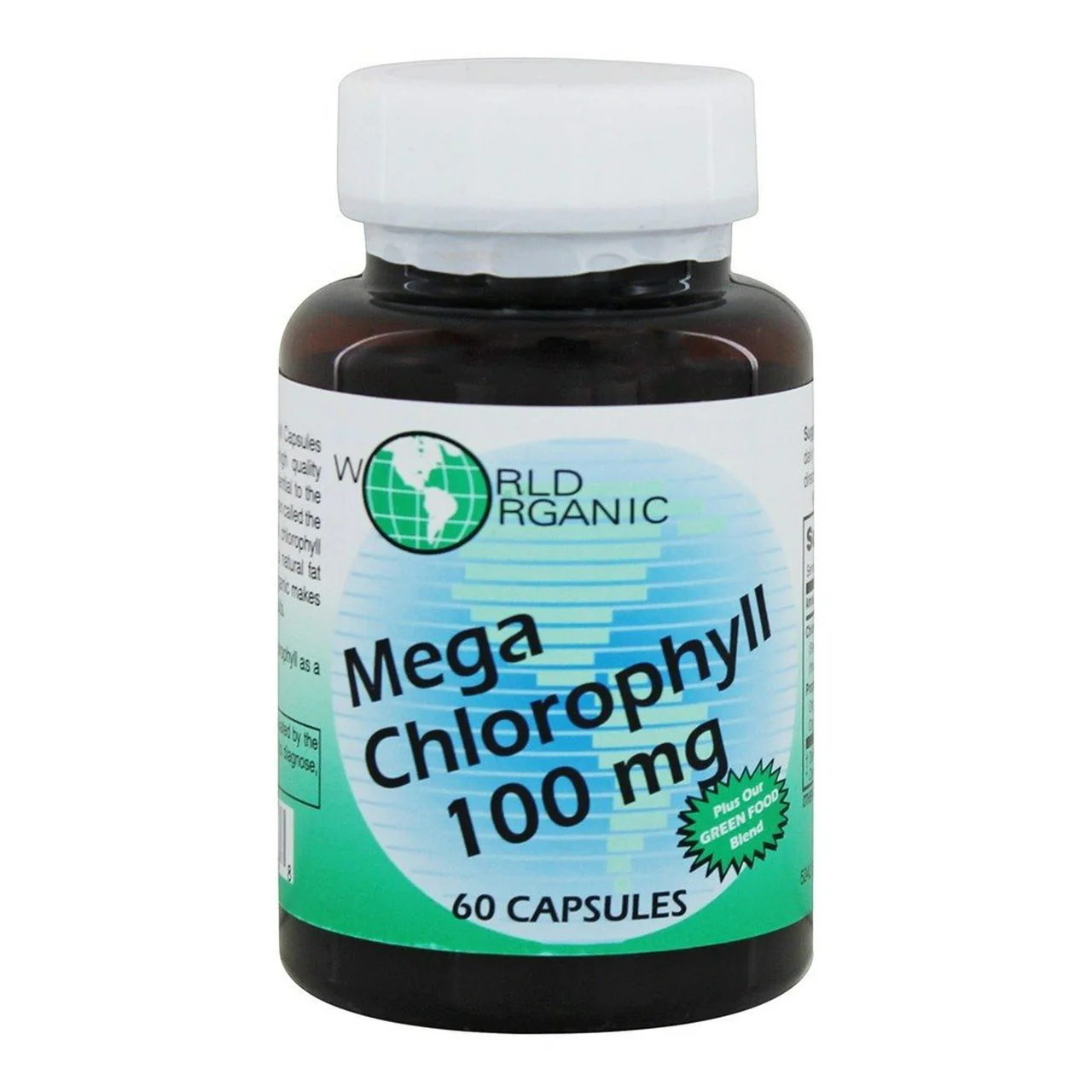 Exceptional World Organic Mega Chlorophyll 100 Mg Capsules - 60 Ea Solid