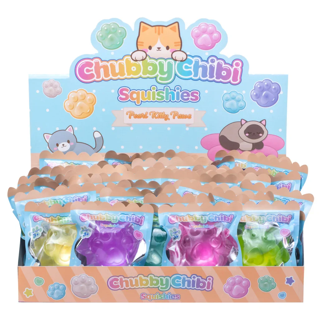Authentic Chubby Chibi Pearl Kitty Paw Durable